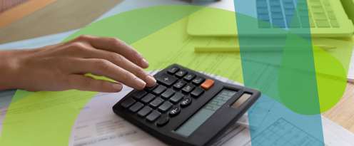 Employer using calculator