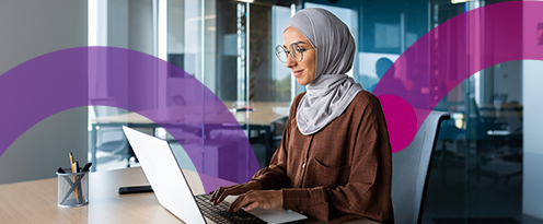 Woman on laptop