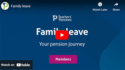 Screenshot of Family leave video hosted on YouTube. Click this image to watch the video.